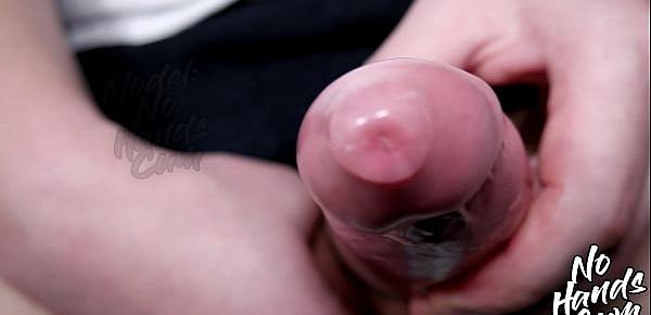  Close-Up Masturbation Big Cock In Condom, Condom Fully Filled With Cum